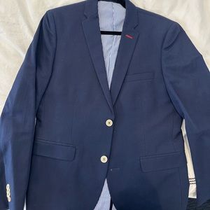 H&M Linen/Cotten Blazer in navy